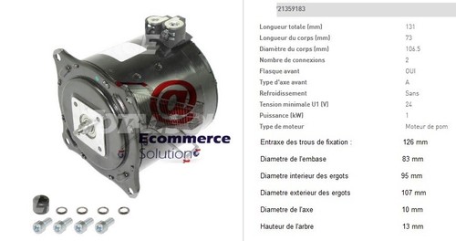 Engine hydraulic pump 24v kw - pump,